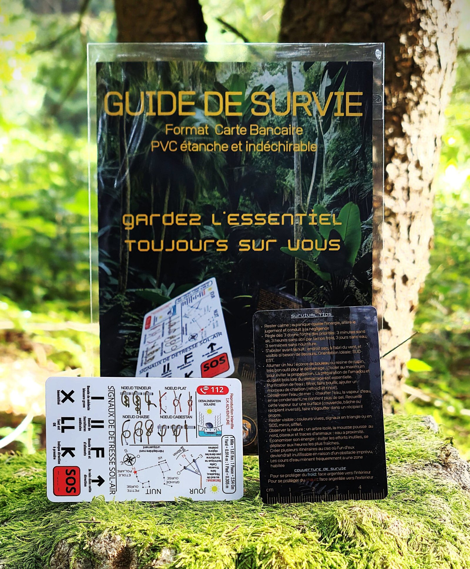Carte de survie format cb IK Adventure