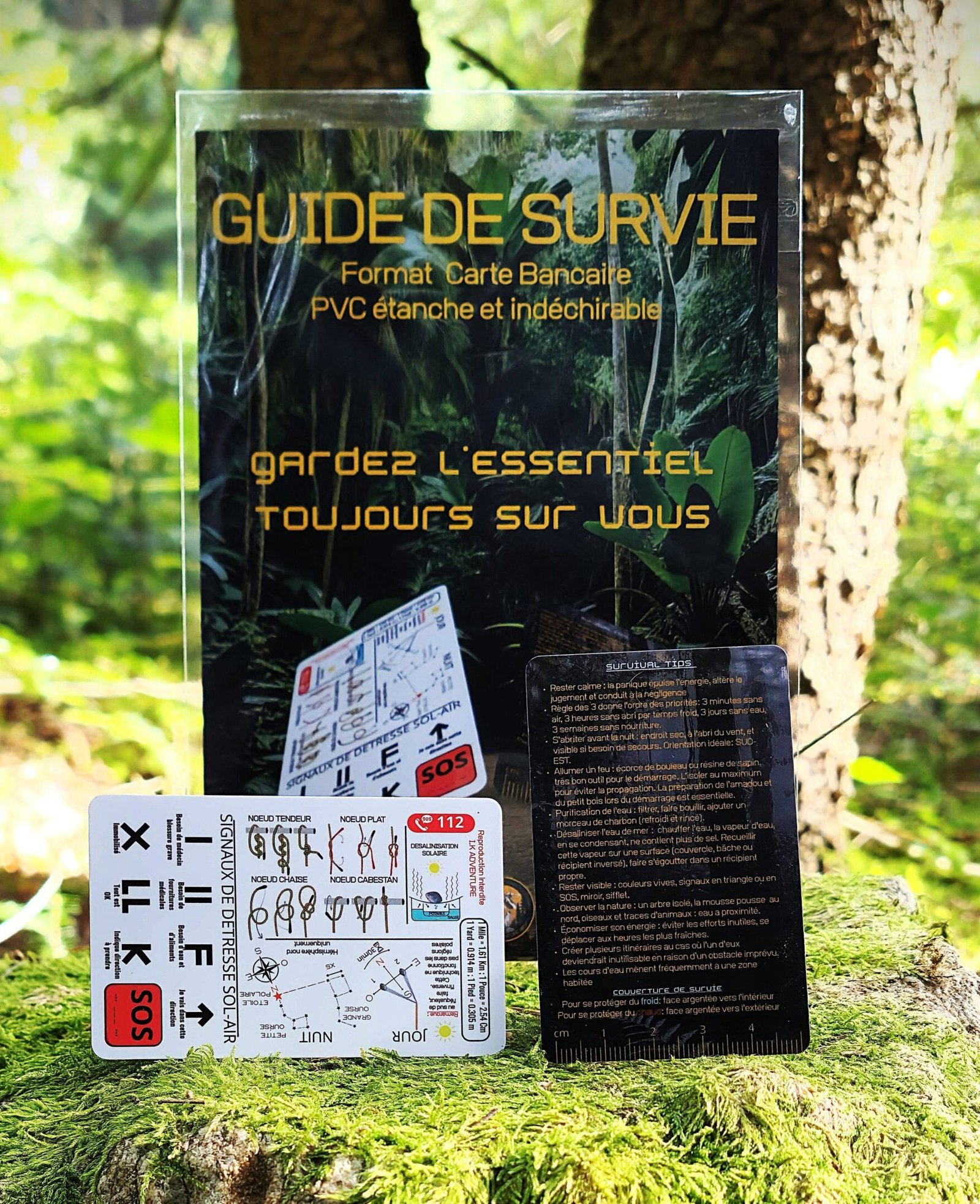 Guide de survie format Carte Bancaire